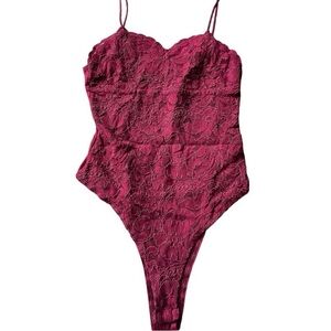 Marron TopShop lace bodysuit